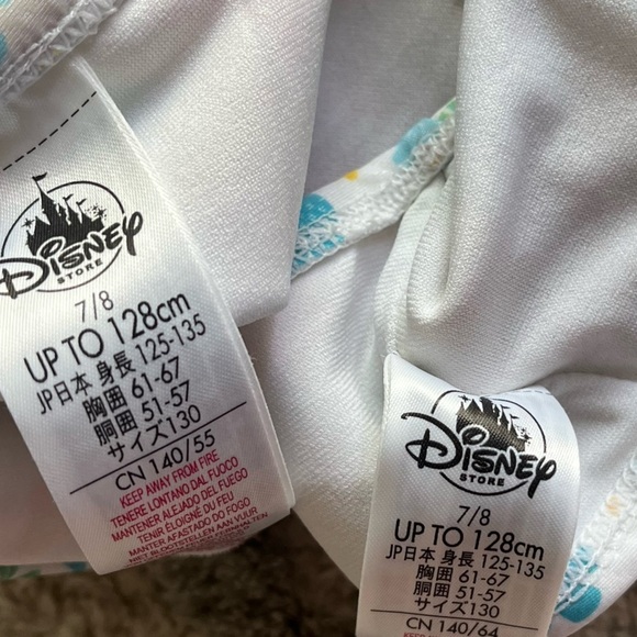 Disney Moana Two Piece Swimsuit bikini bathing suit halter skirt skirt 7 / 8 - Picture 4 of 10